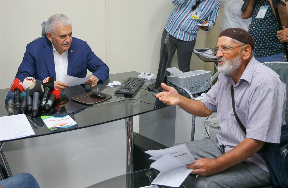 Başbakan Yıldırım Menderes'te