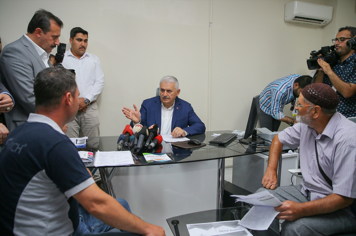 Başbakan Yıldırım Menderes'te