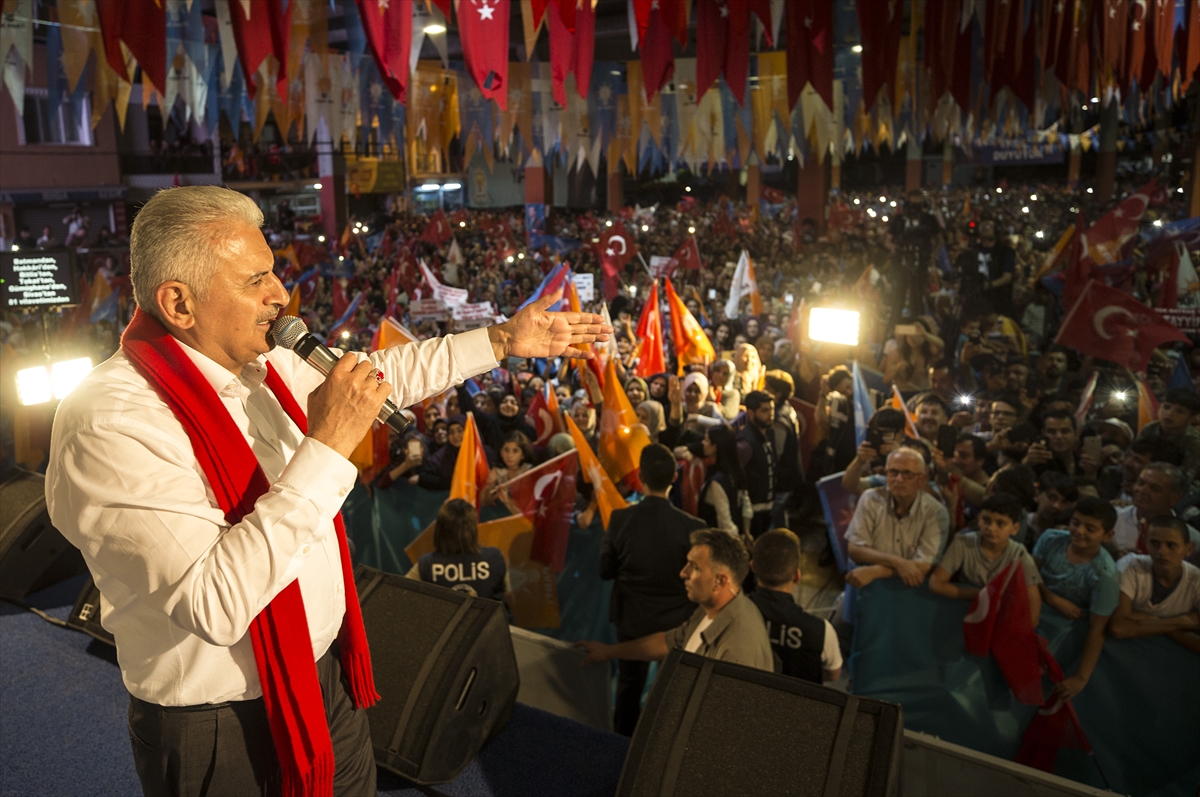 Başbakan Yıldırım'ın Torbalı ve Bayındır mitingi