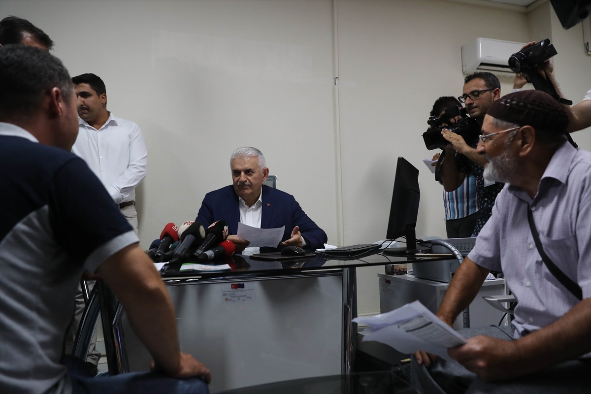 Başbakan Yıldırım Menderes'te