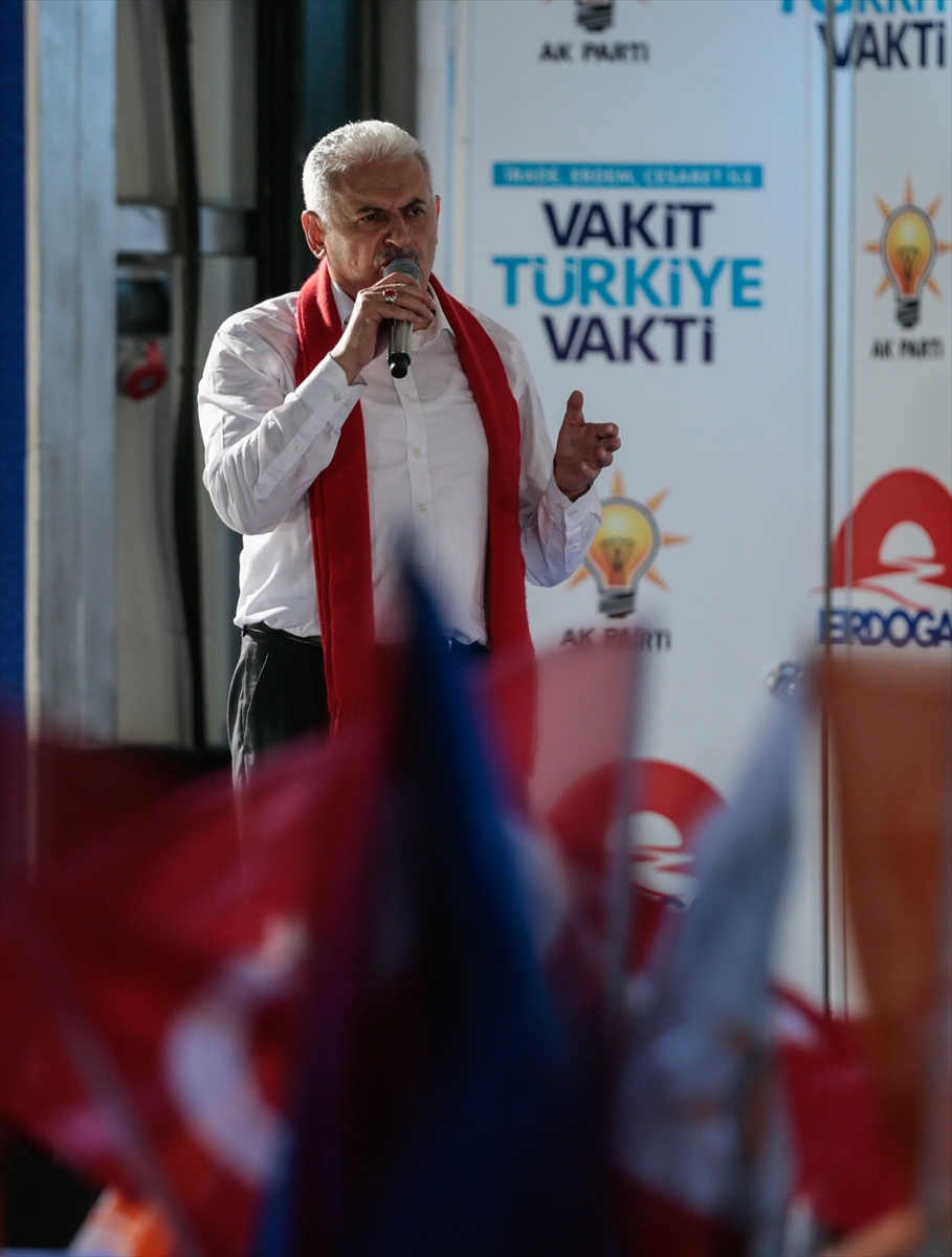 Başbakan Yıldırım'ın Torbalı ve Bayındır mitingi