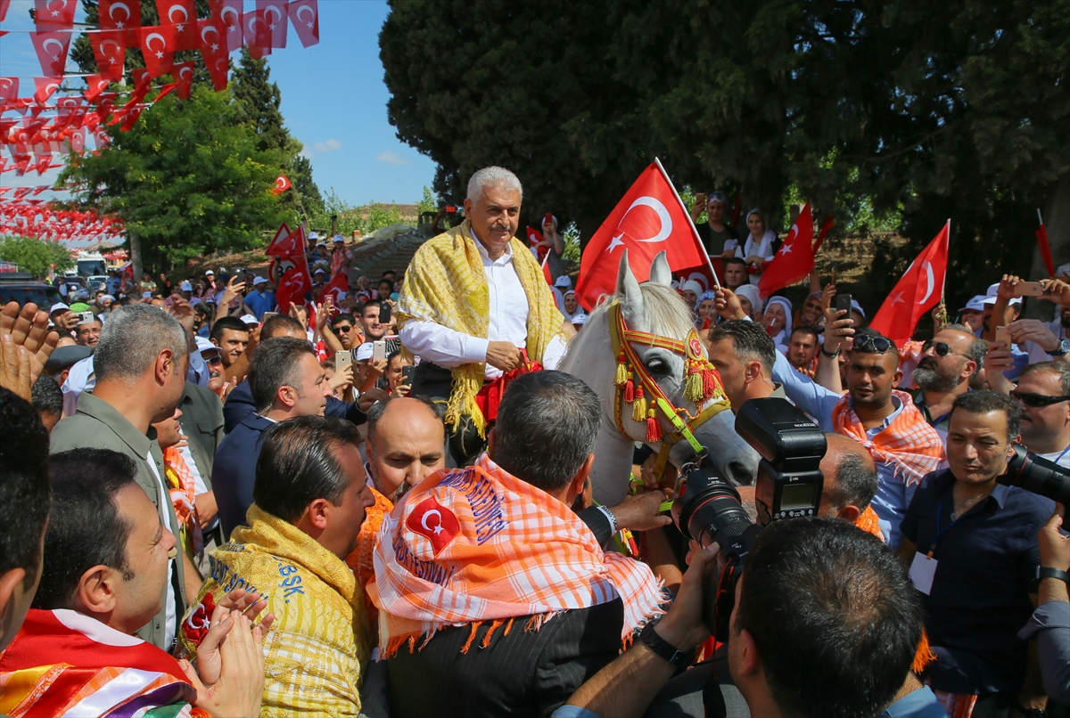 Başbakan Yıldırım Yörük Şöleni'ne katıldı