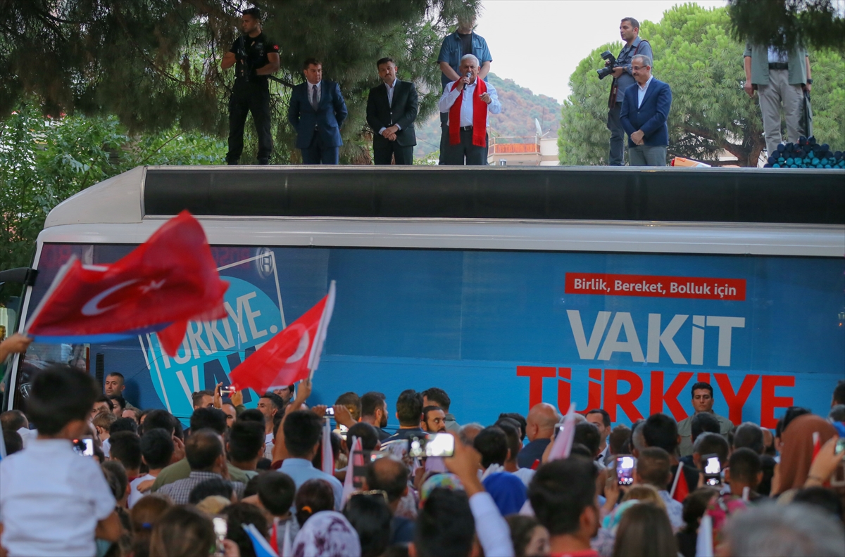 Başbakan Yıldırım'ın Torbalı ve Bayındır mitingi
