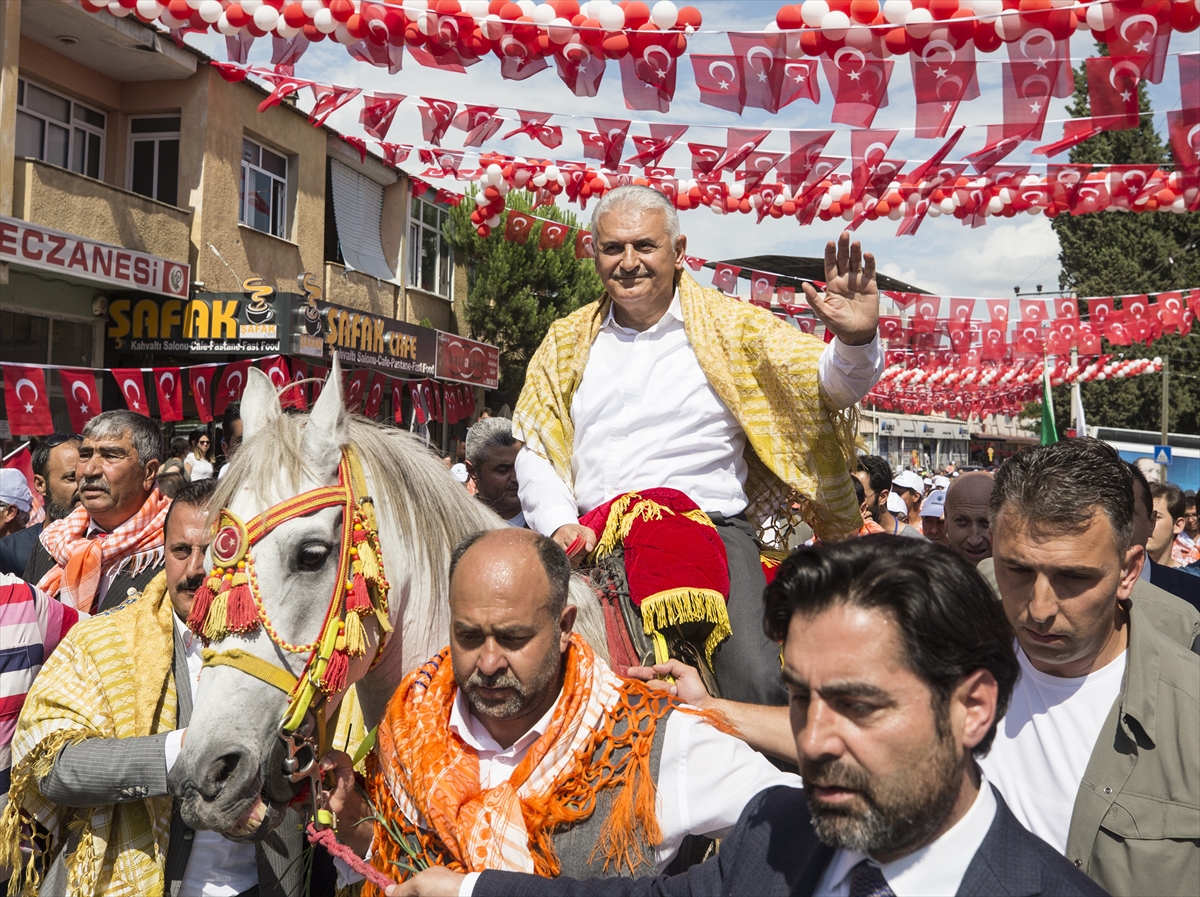 Başbakan Yıldırım Yörük Şöleni'ne katıldı