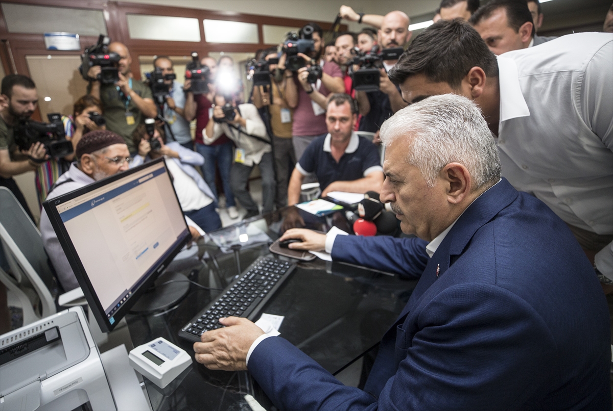 Başbakan Yıldırım Menderes'te