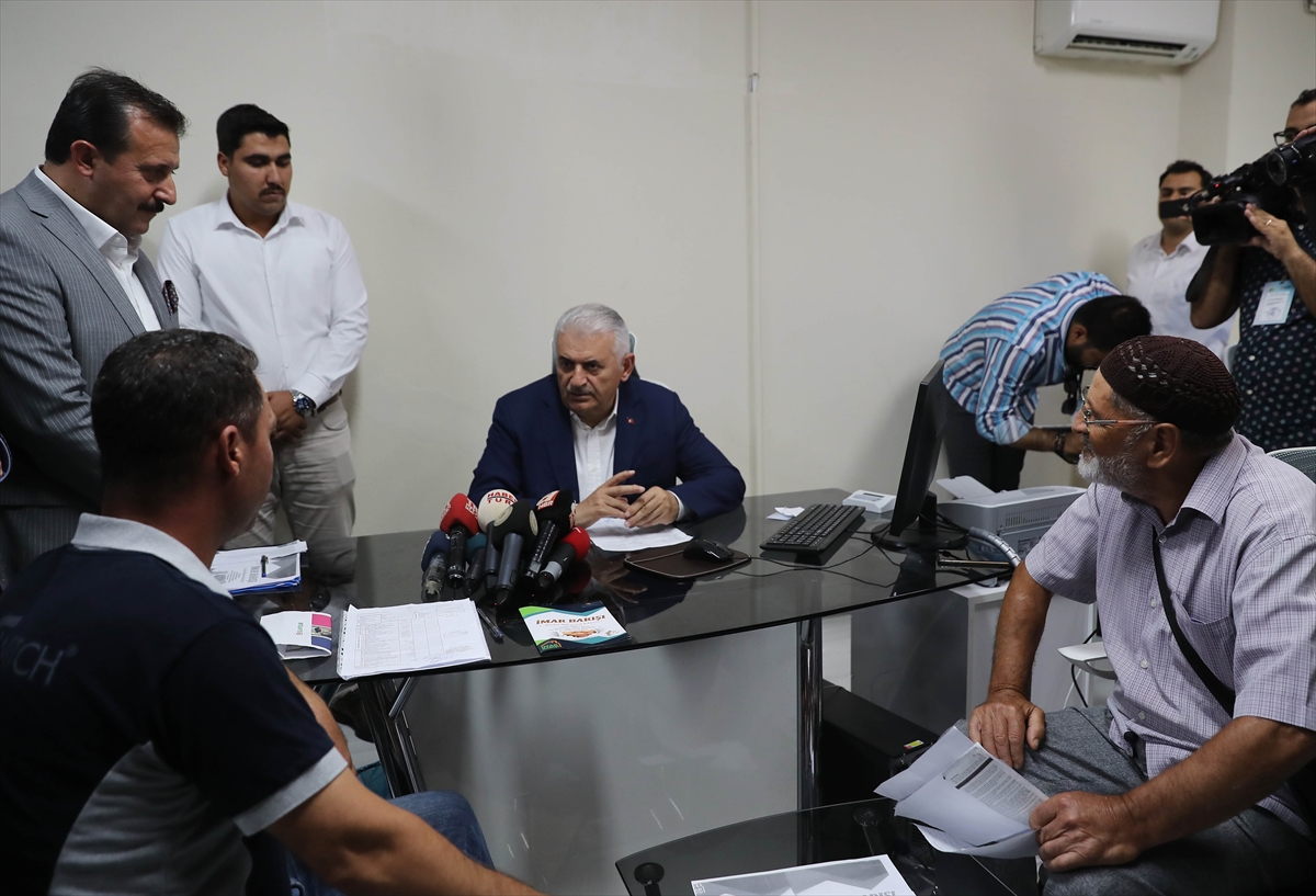 Başbakan Yıldırım Menderes'te