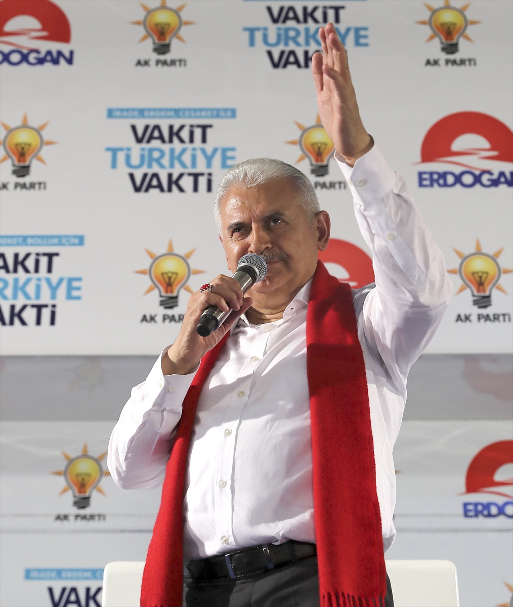 Başbakan Yıldırım'ın Torbalı ve Bayındır mitingi