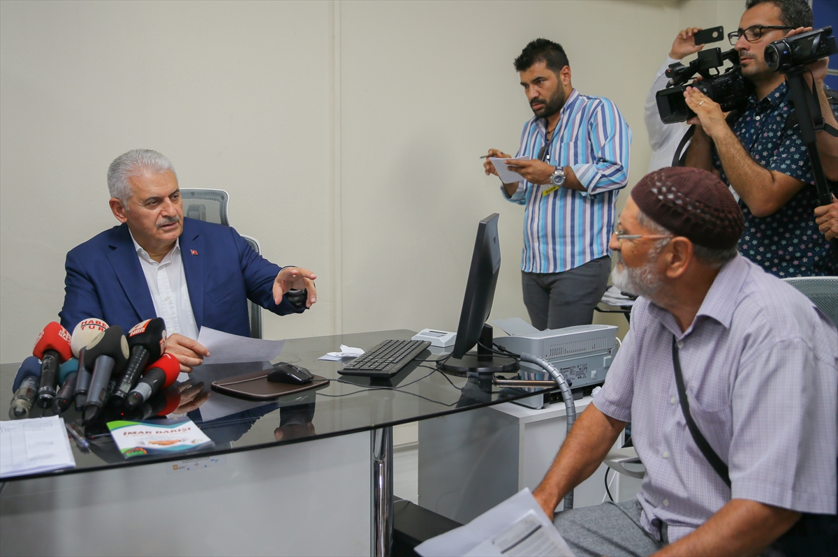 Başbakan Yıldırım Menderes'te