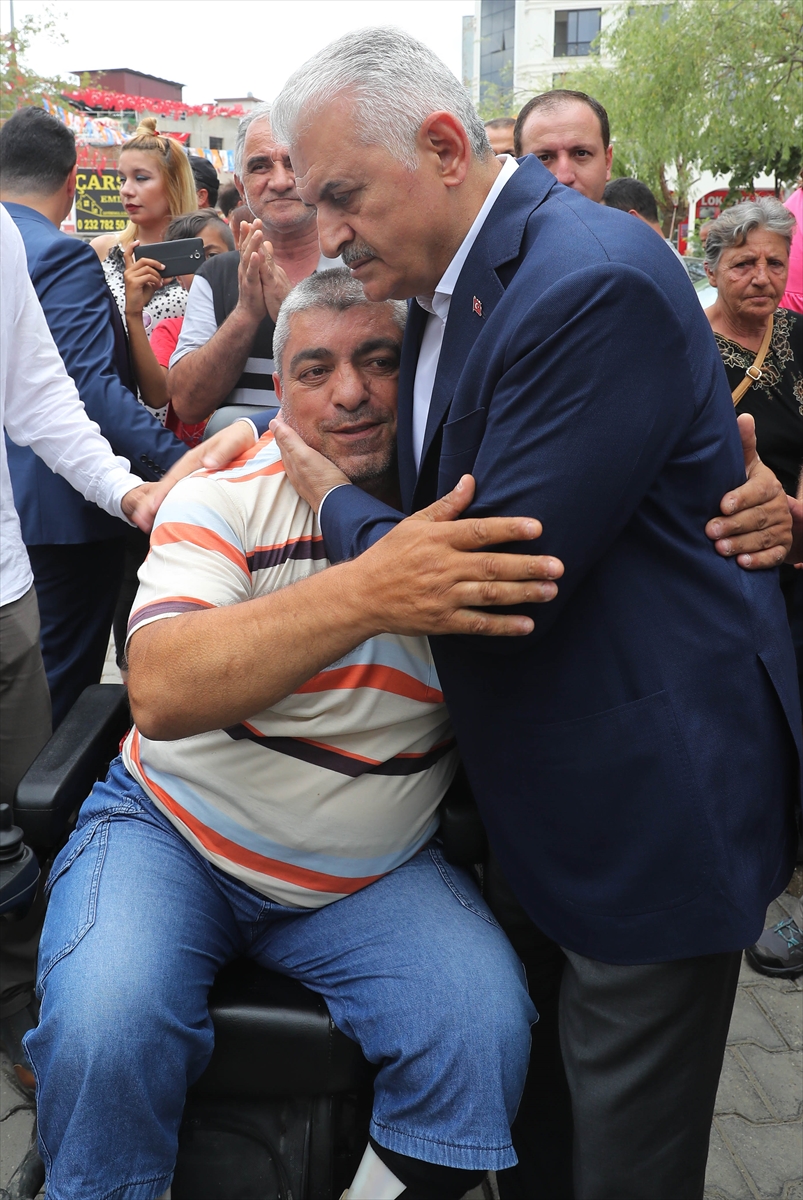 Başbakan Yıldırım Menderes'te
