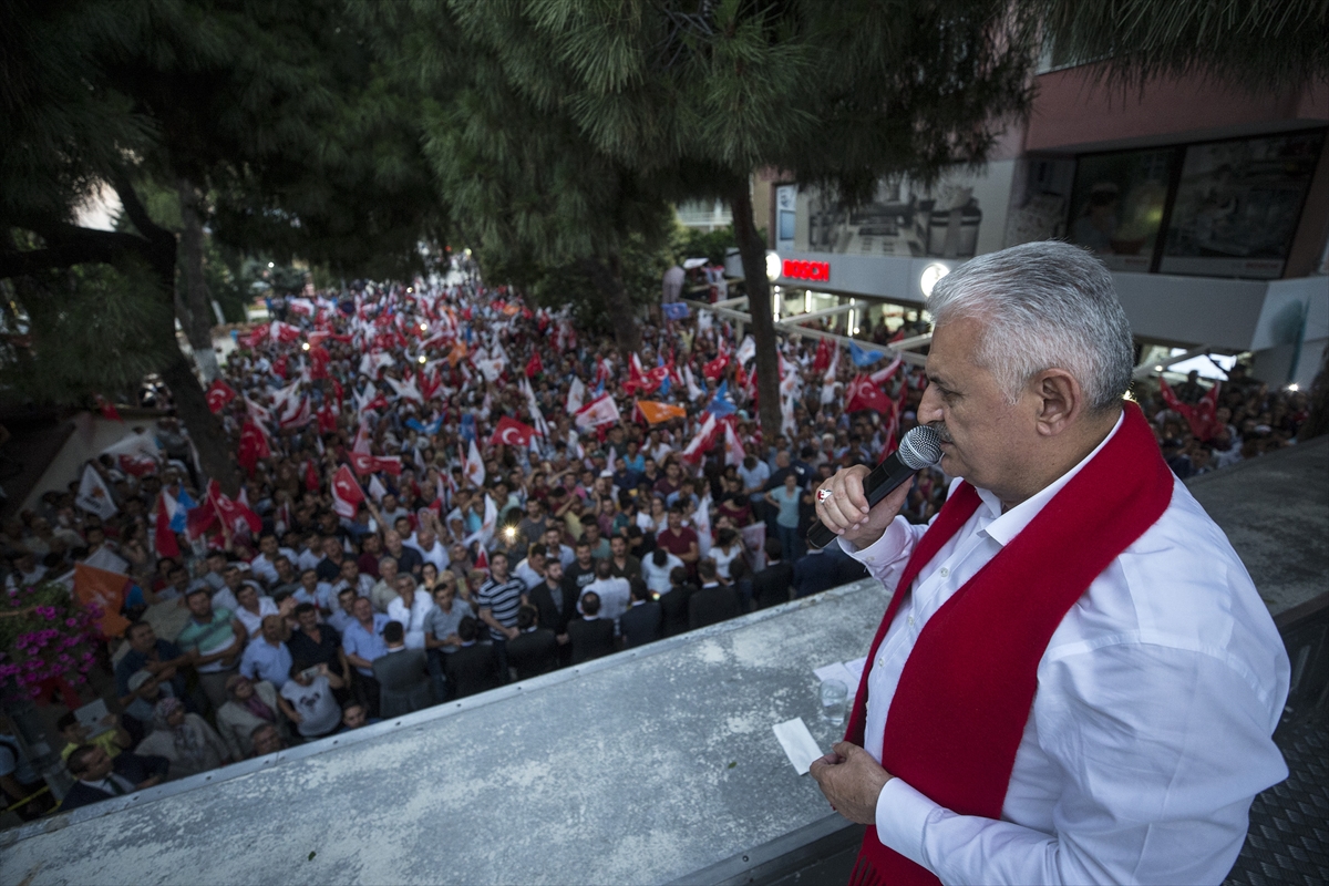 Başbakan Yıldırım'ın Torbalı ve Bayındır mitingi