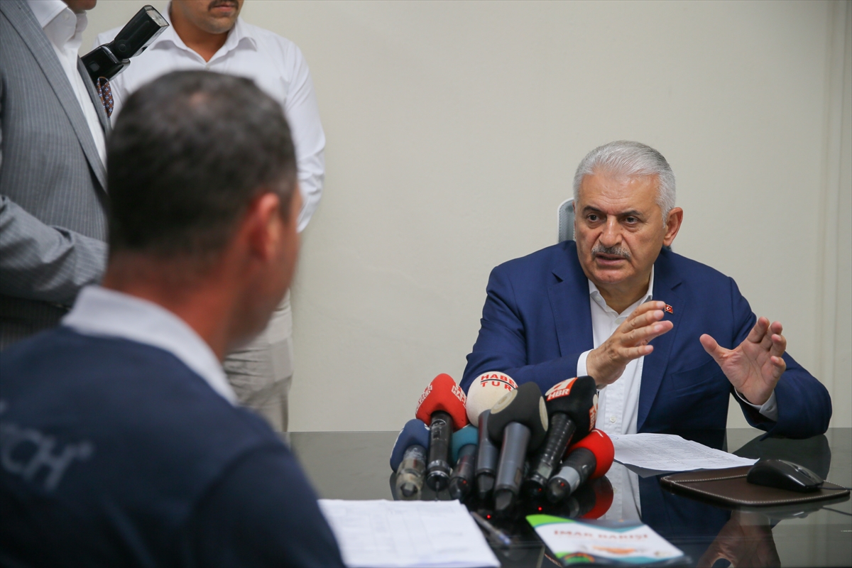 Başbakan Yıldırım Menderes'te