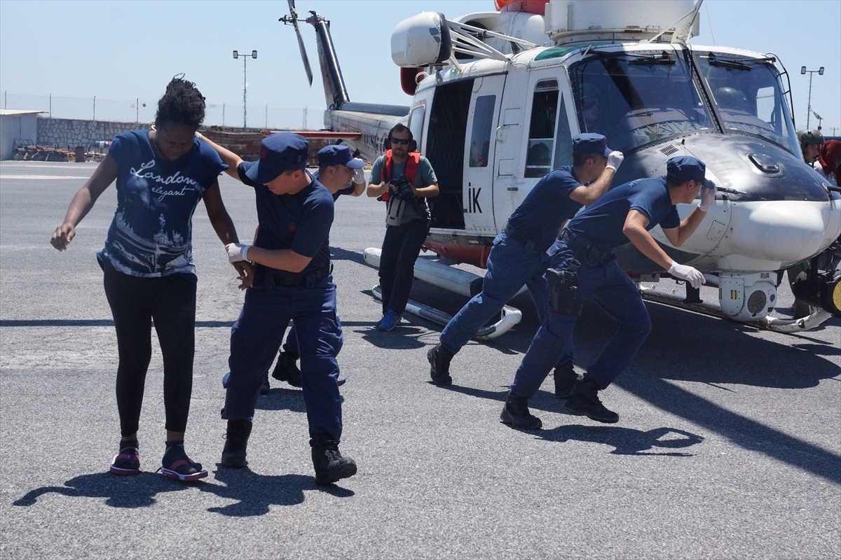 Çeşme'de nefes kesen kurtarma operasyonu