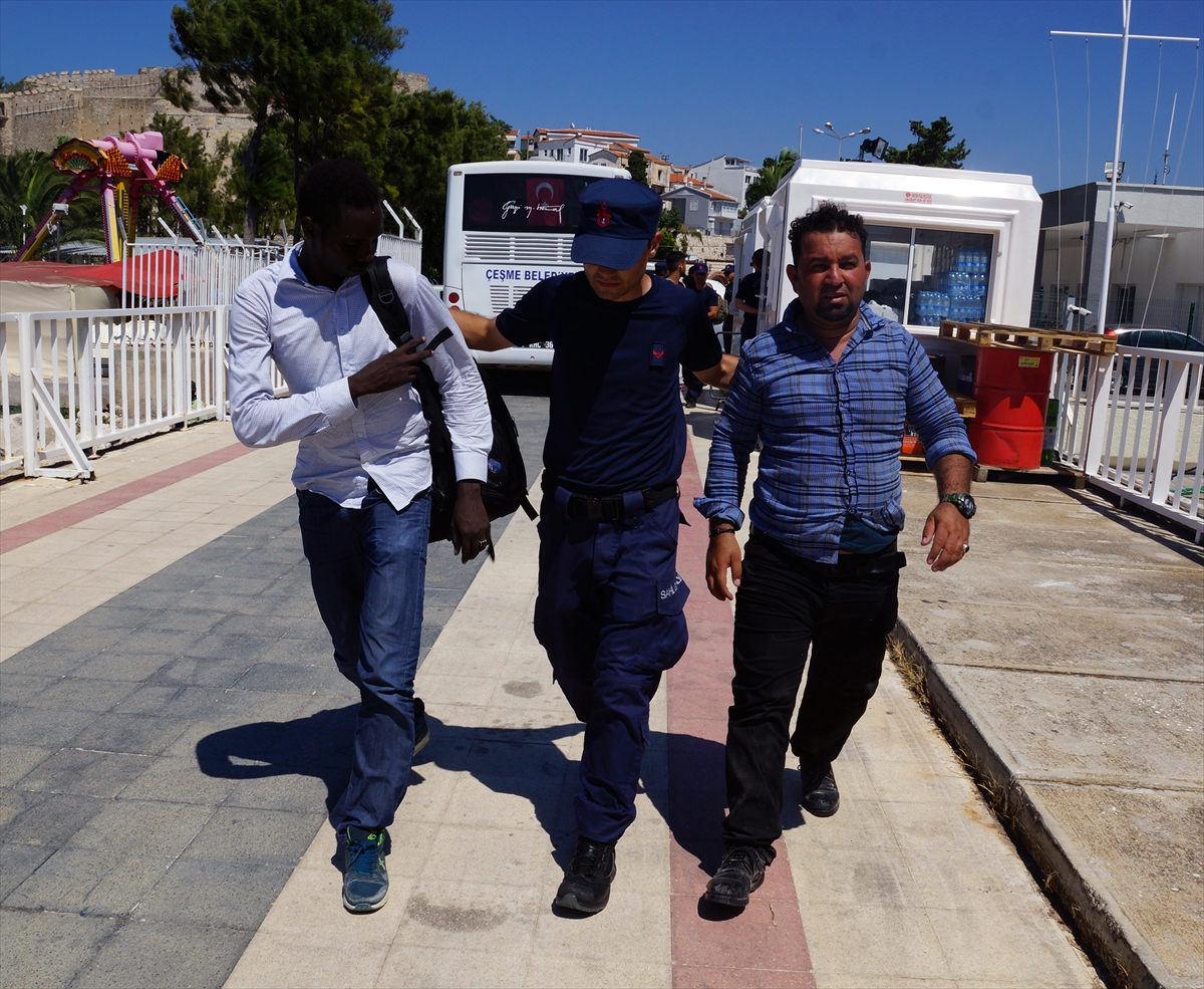 Çeşme'de nefes kesen kurtarma operasyonu
