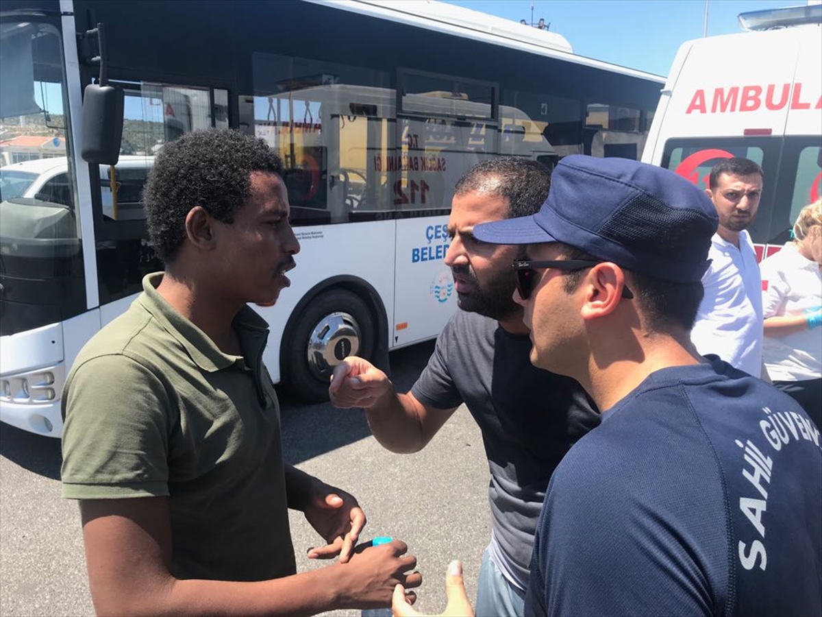 Çeşme'de nefes kesen kurtarma operasyonu
