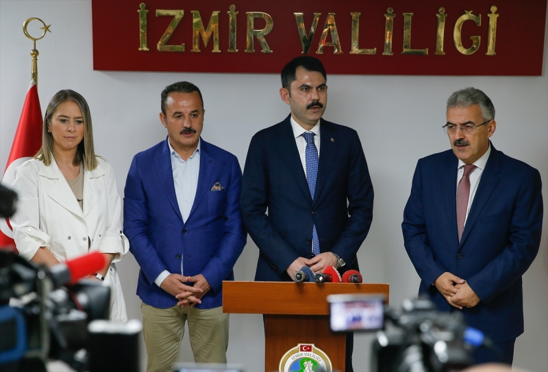 Çevre ve Şehircilik Bakanı Murat Kurum İzmir'de