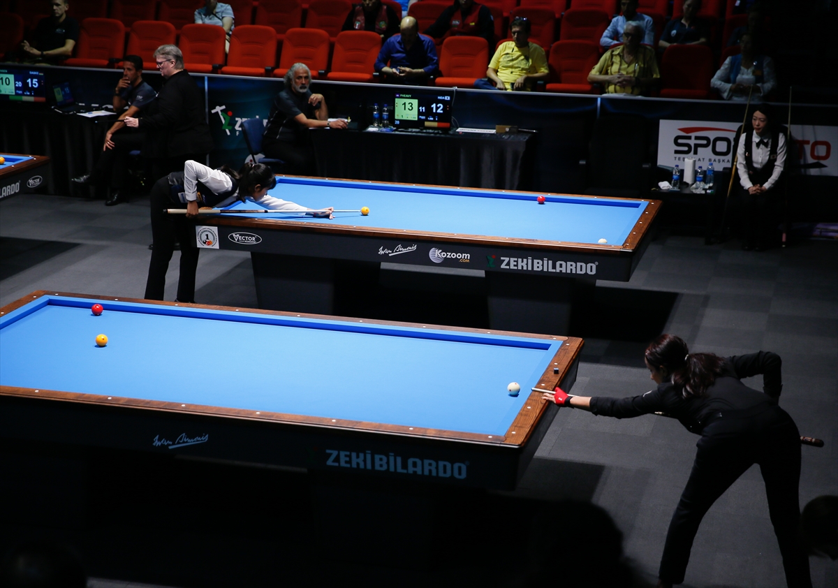 Dünya Kadınlar 3 Bant Bilardo Şampiyonası başladı