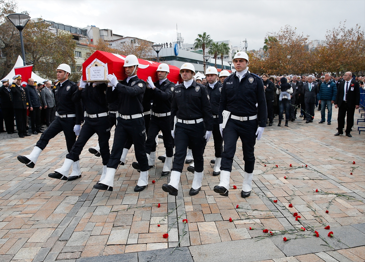 Şehit polise acı veda...