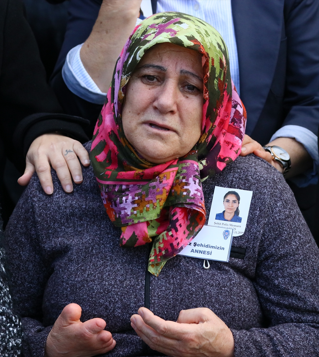 Şehit polise acı veda...
