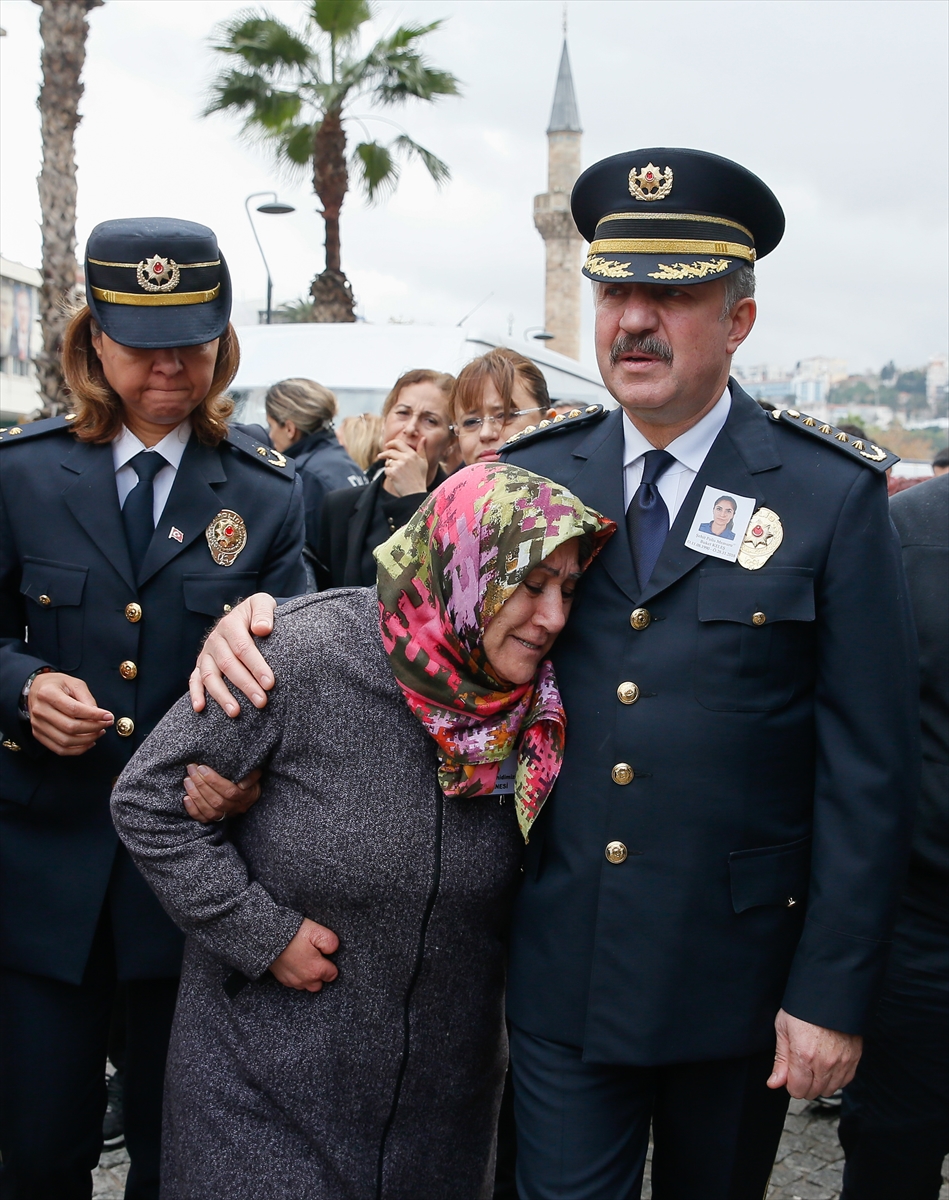 Şehit polise acı veda...