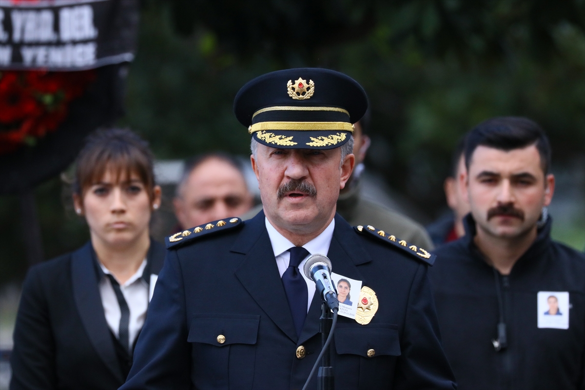 Şehit polise acı veda...