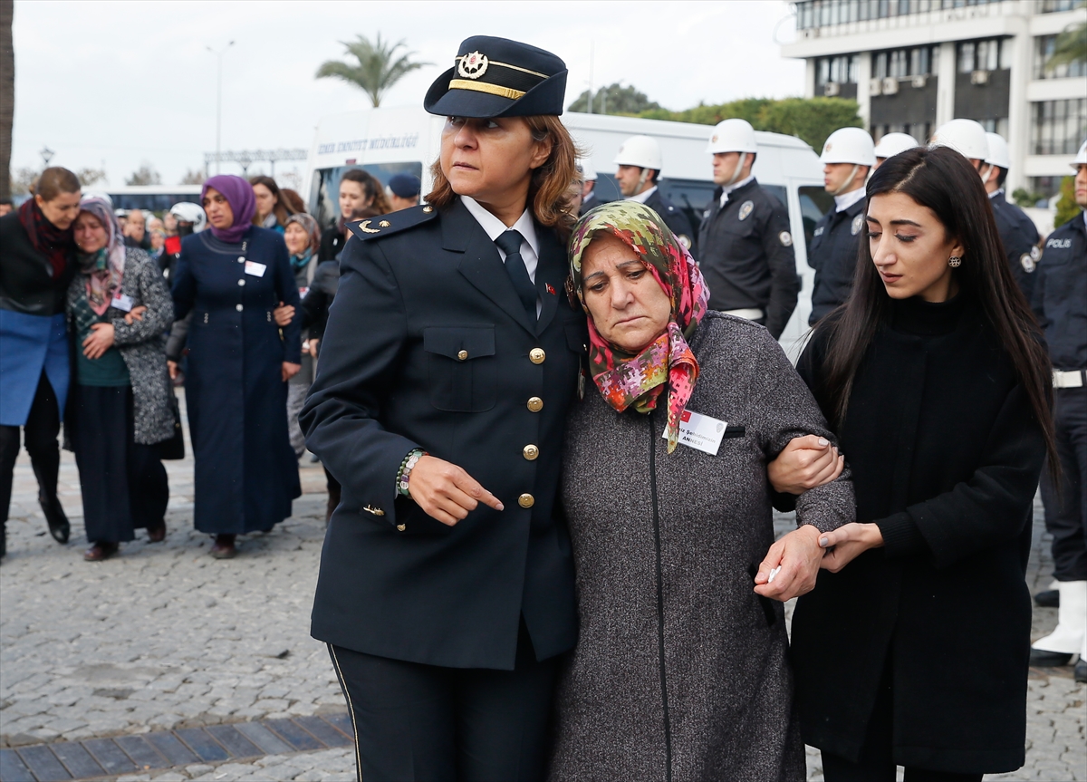 Şehit polise acı veda...