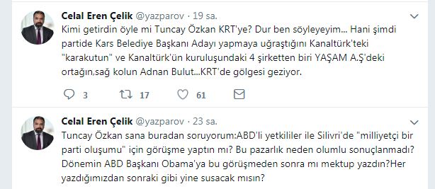 Özkan hakkında şok iddialar!