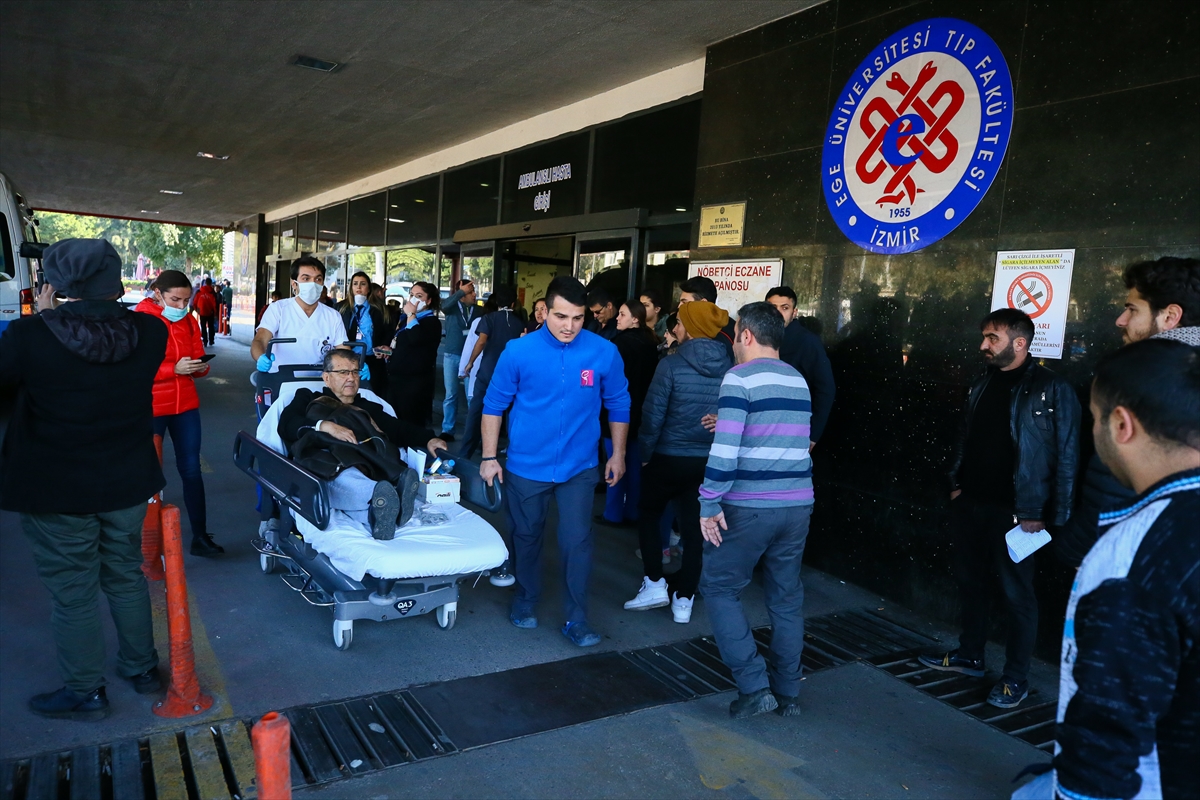 İzmir'de hastanede yangın paniği