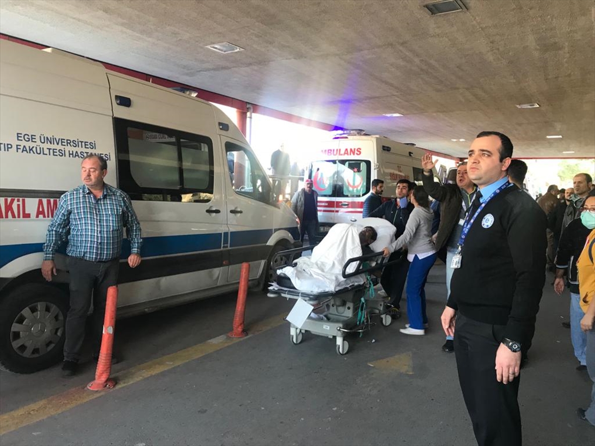 İzmir'de hastanede yangın paniği