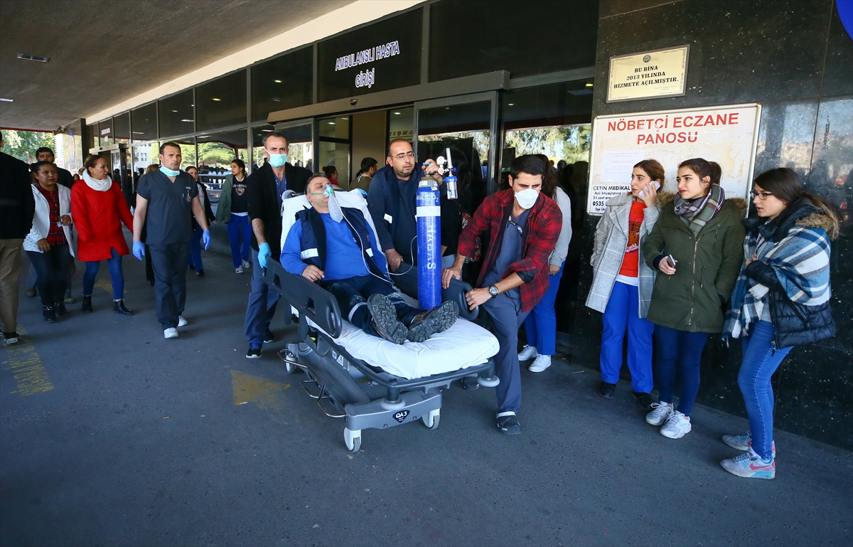 İzmir'de hastanede yangın paniği