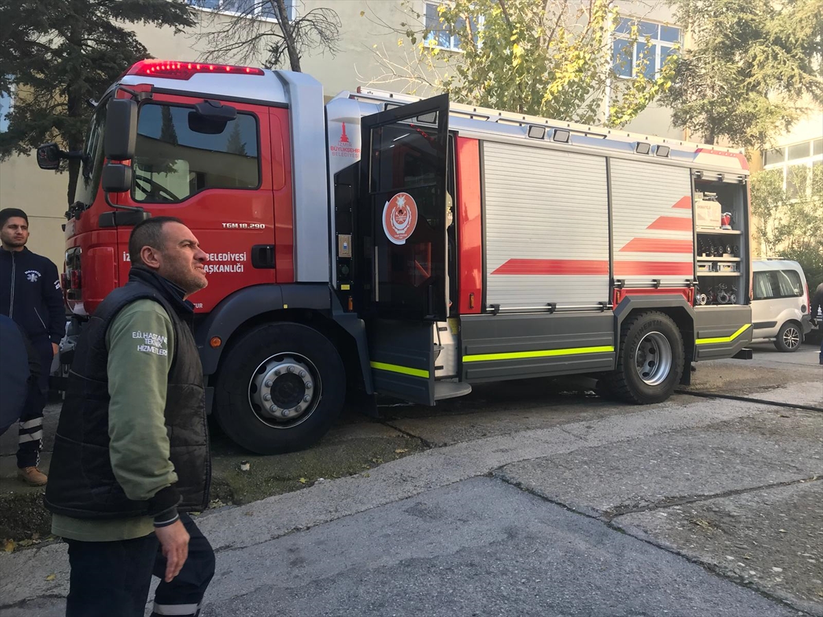 İzmir'de hastanede yangın paniği