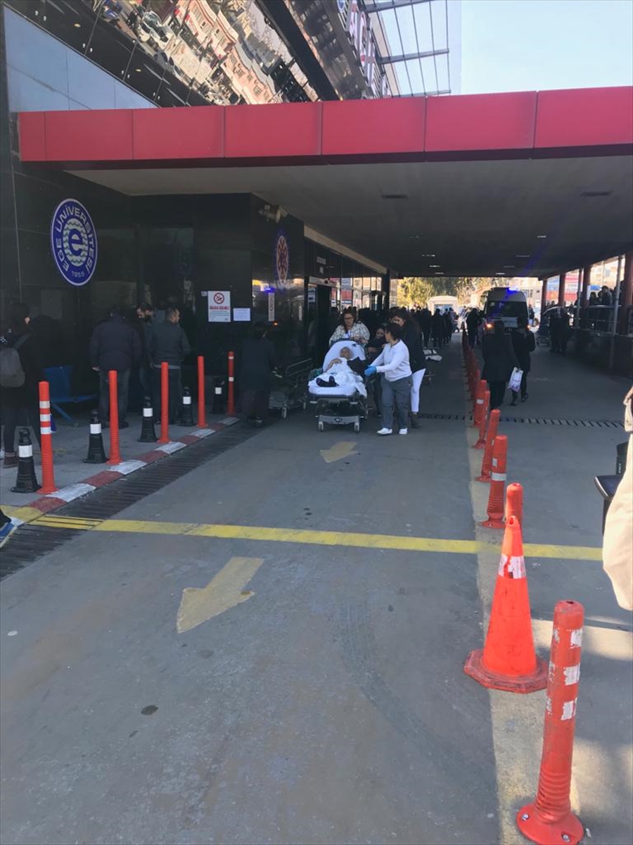İzmir'de hastanede yangın paniği