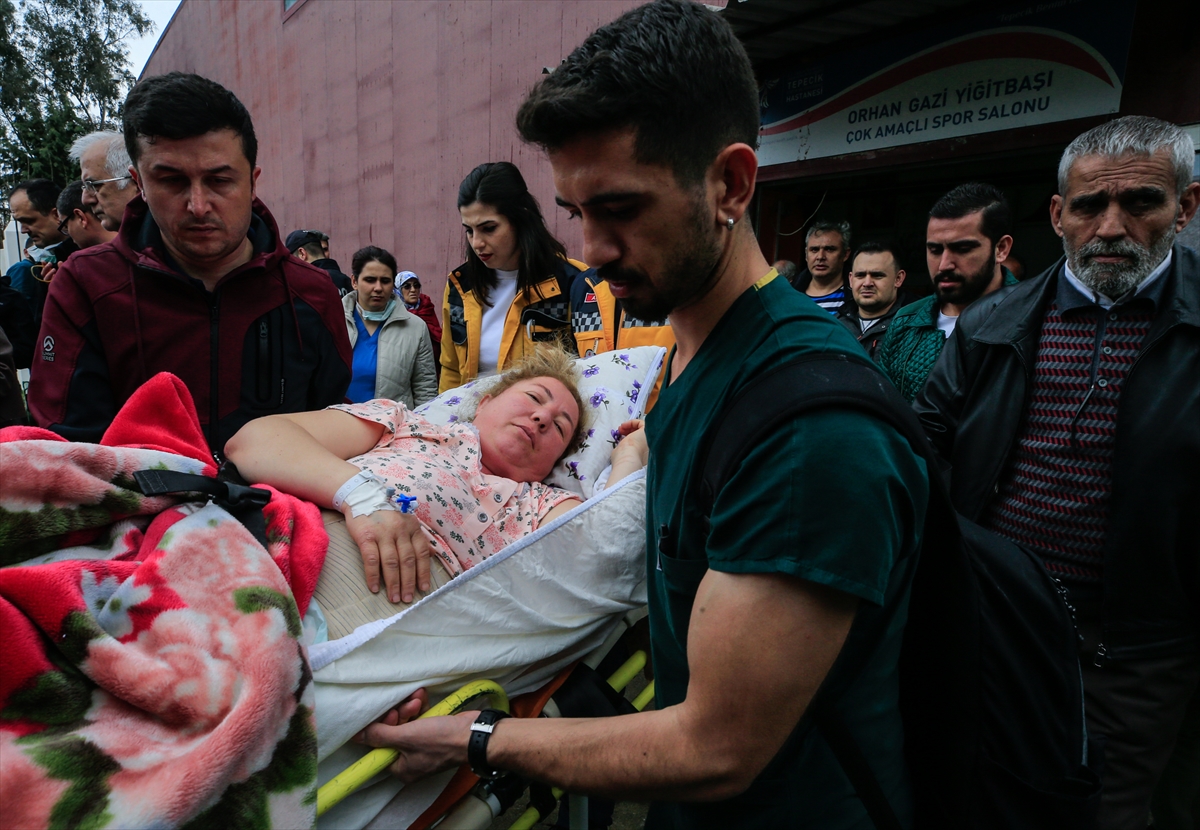 Tepecik Hastanesi'nde yangın paniği