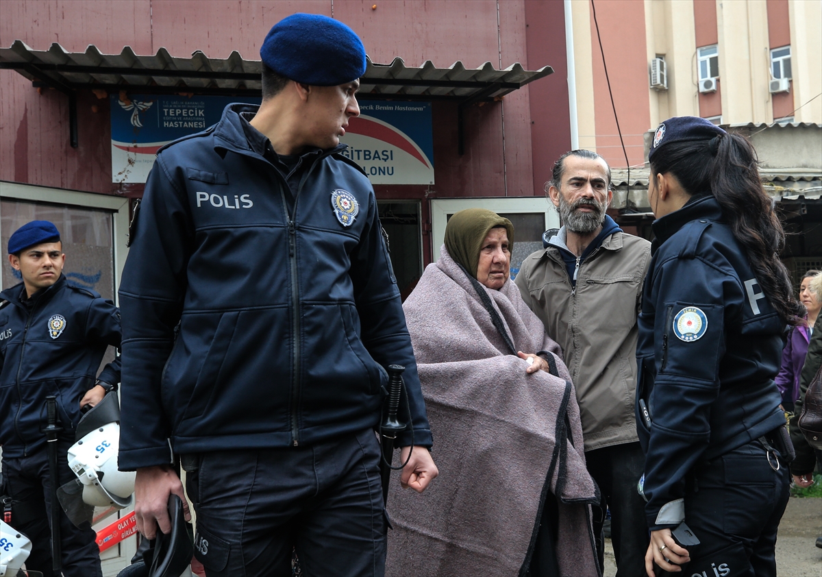 Tepecik Hastanesi'nde yangın paniği