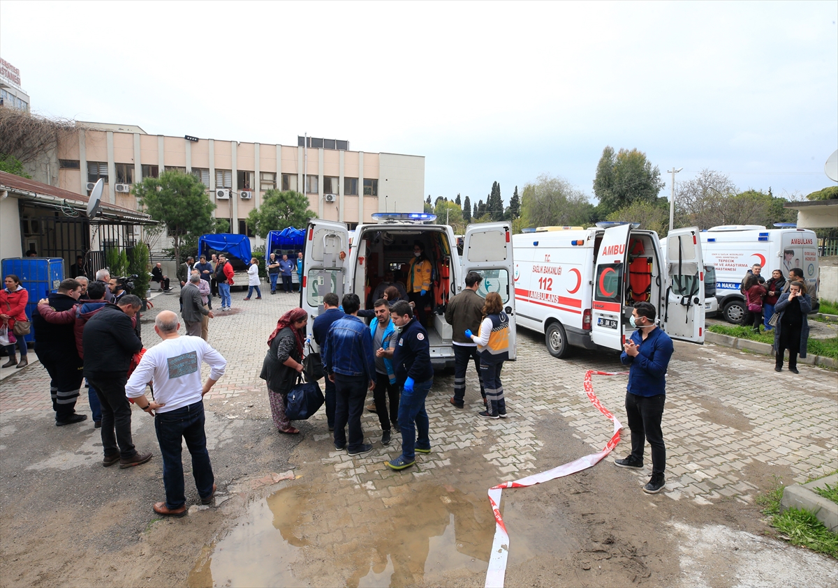 Tepecik Hastanesi'nde yangın paniği