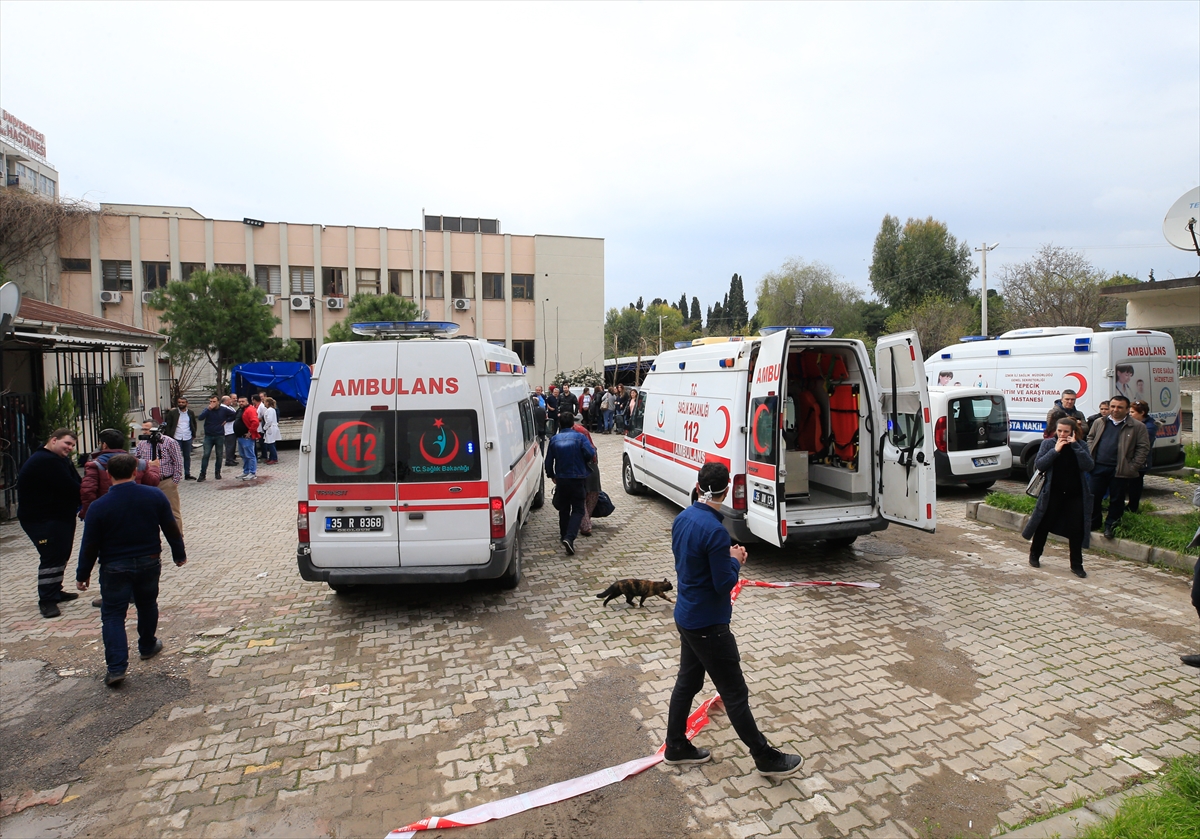 Tepecik Hastanesi'nde yangın paniği