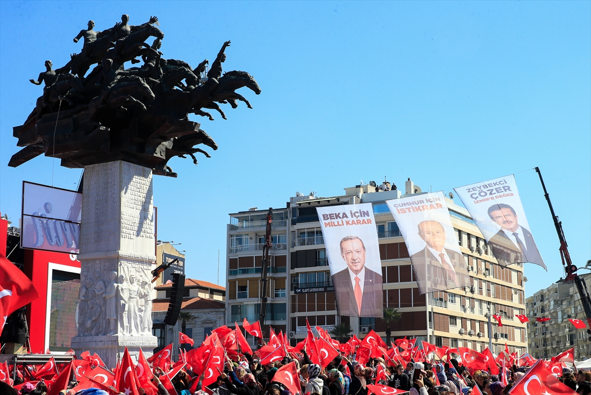 Cumhur İttifakı'ndan İzmir'de gövde gösterisi!