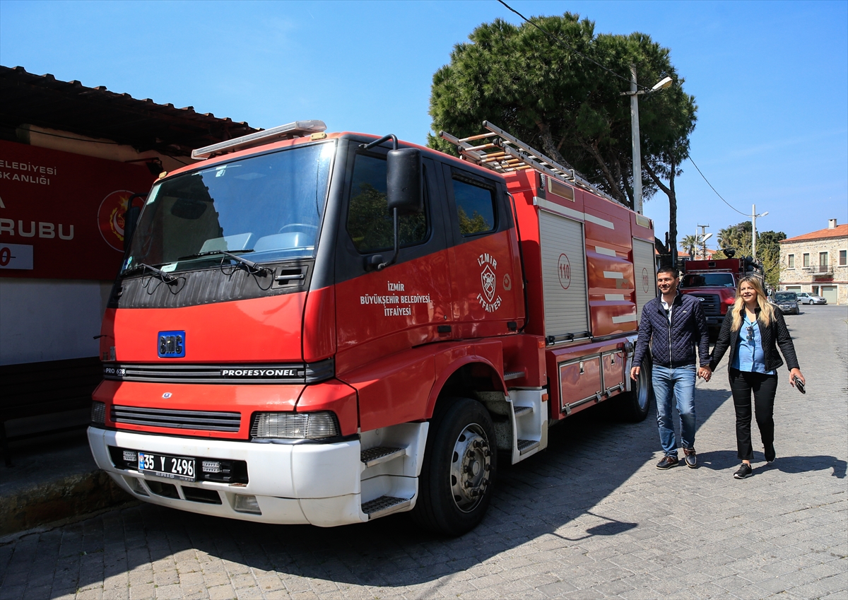 Foça'da itfaiye erliğinden belediye başkanlığına