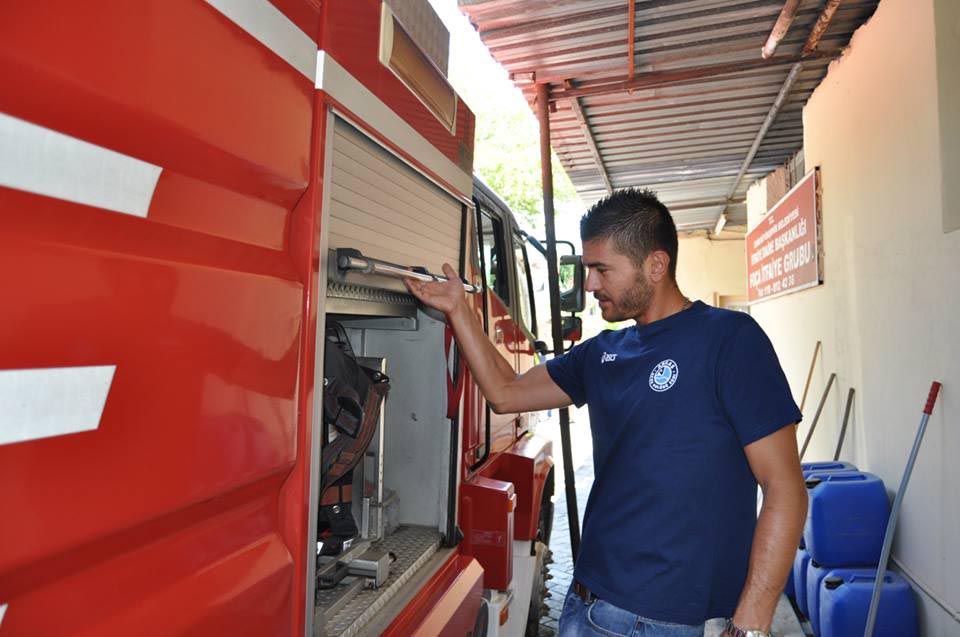 Foça'da itfaiye erliğinden belediye başkanlığına