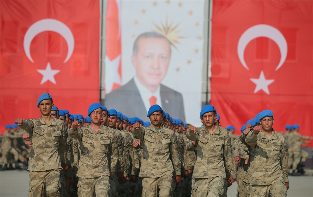 Terörle mücadele için hazırlar...