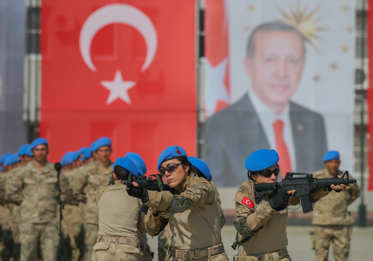 Terörle mücadele için hazırlar...