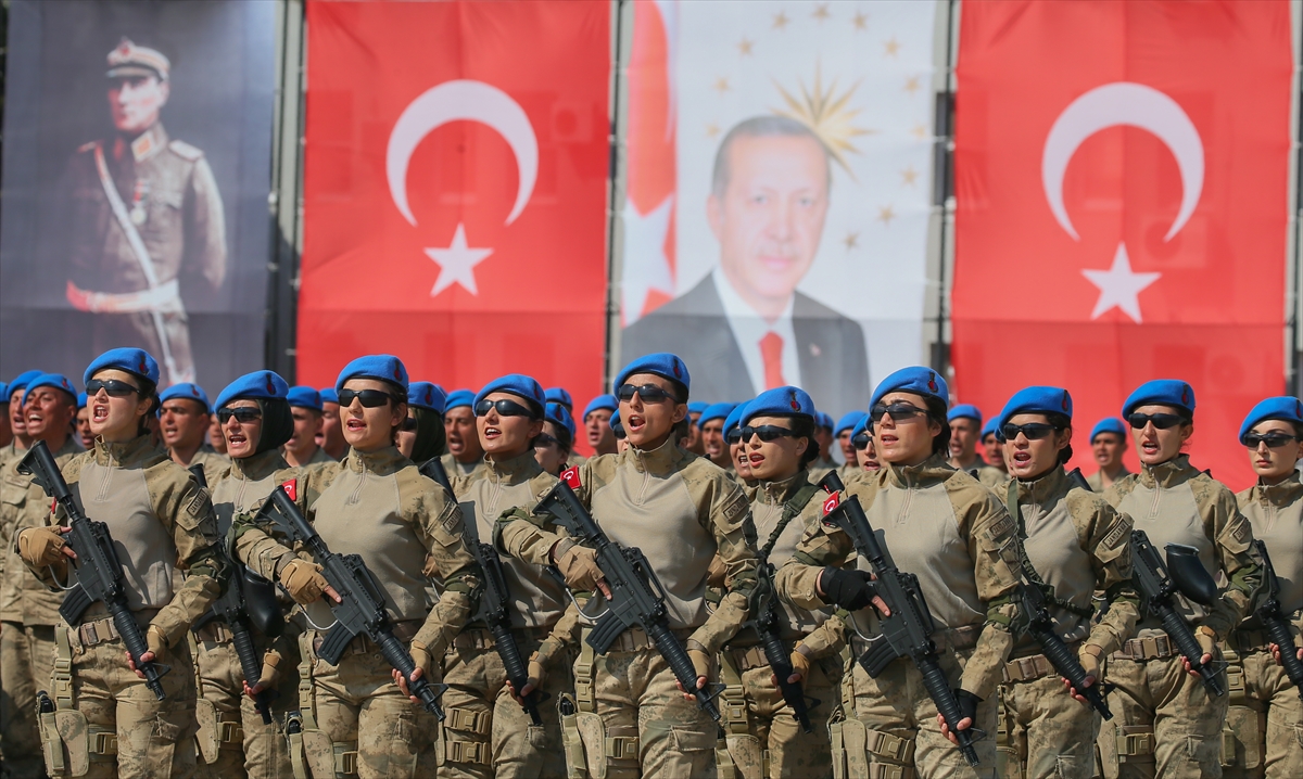 Terörle mücadele için hazırlar...
