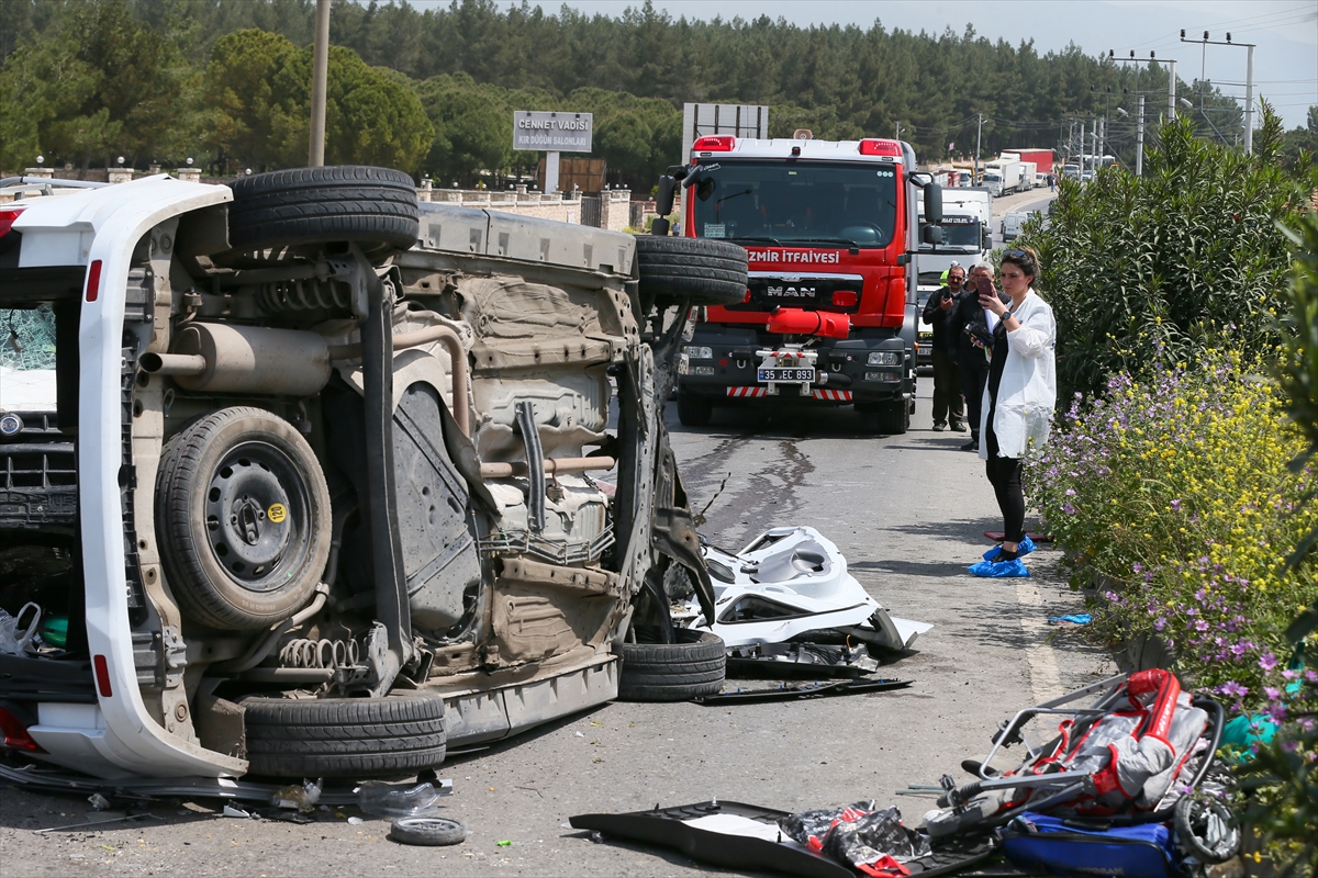 İzmir'de feci kaza: 7 ölü, 1 yaralı