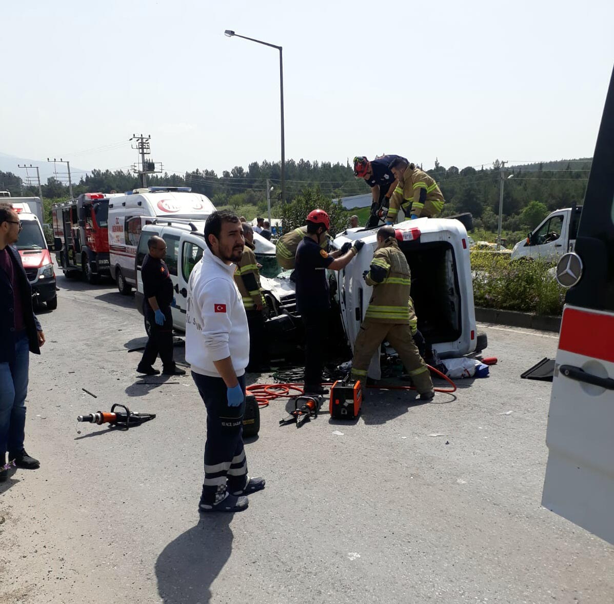 İzmir'de feci kaza: 7 ölü, 1 yaralı