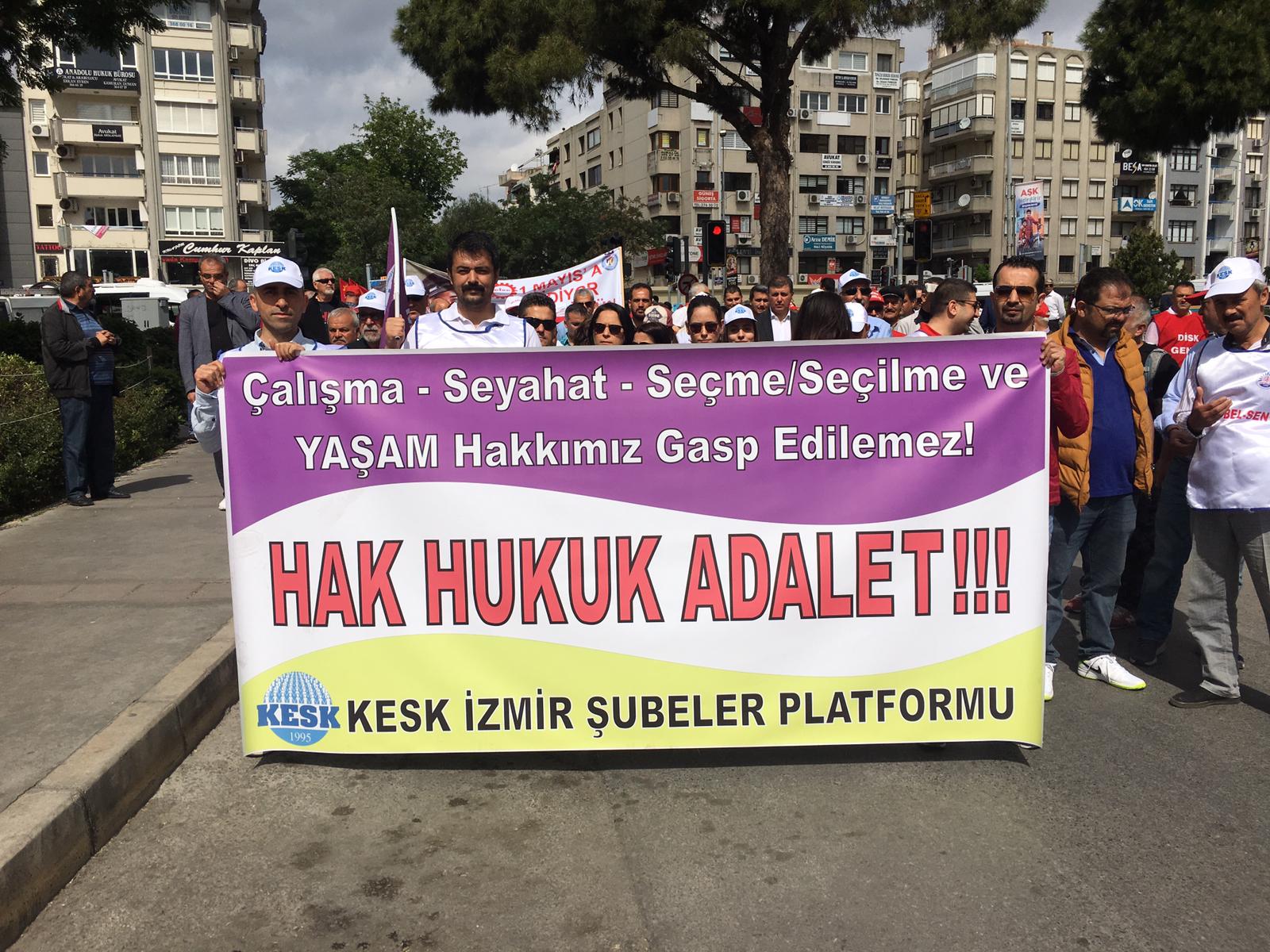 İzmir'de 1 Mayıs'a coşkulu kutlama...