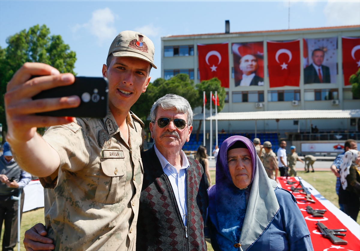 Jandarma asteğmen adayları yemin etti