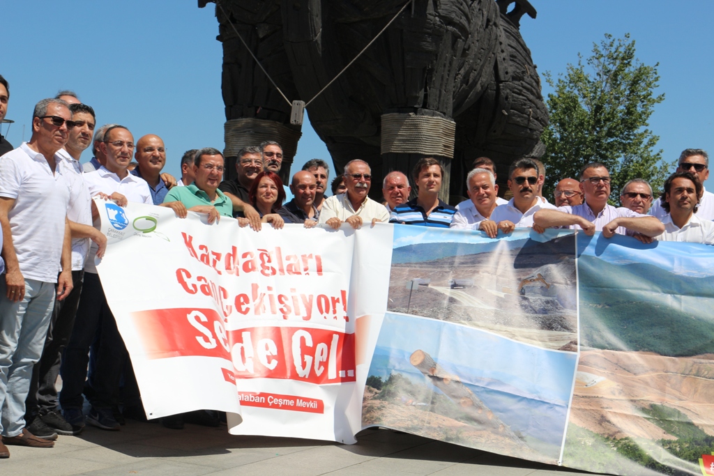 CHP'den Kaz Dağlarına çıkarma