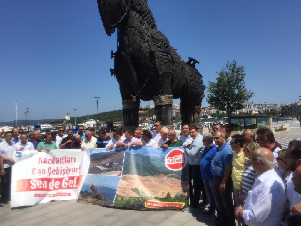CHP'den Kaz Dağlarına çıkarma
