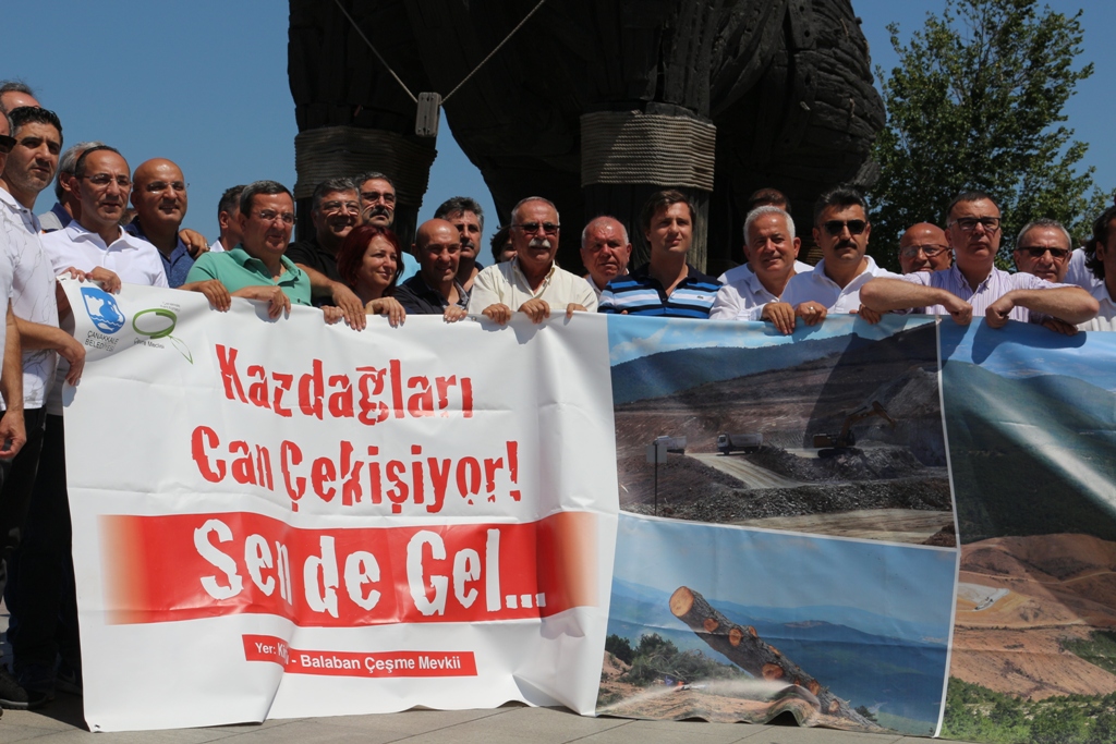 CHP'den Kaz Dağlarına çıkarma