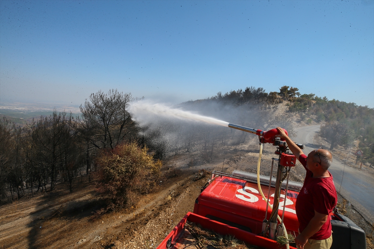 Yangın bitti 'nöbet' devam ediyor!