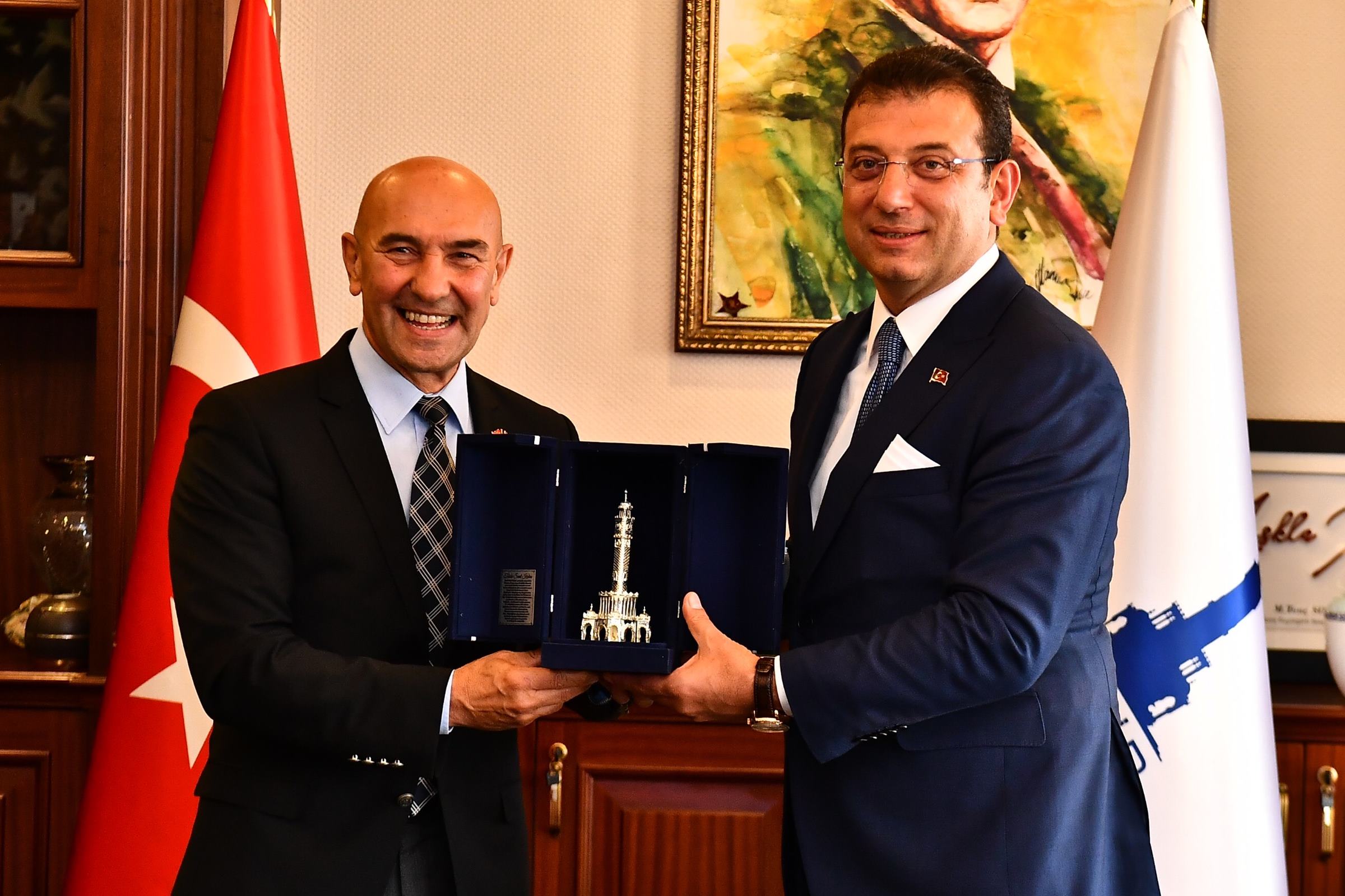 Ekrem İmamoğlu İzmir'de